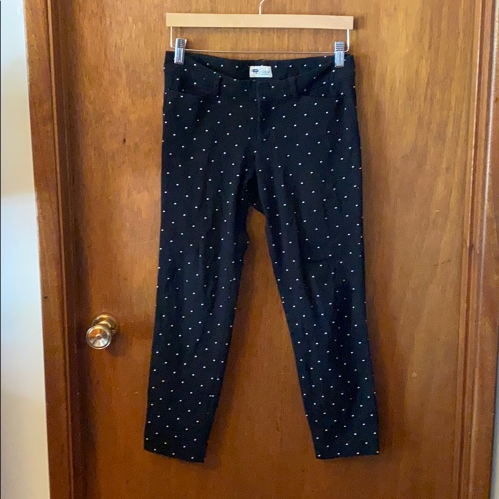 Old Navy Pixie cropped polka dot pants 4 - Picture 1 of 7